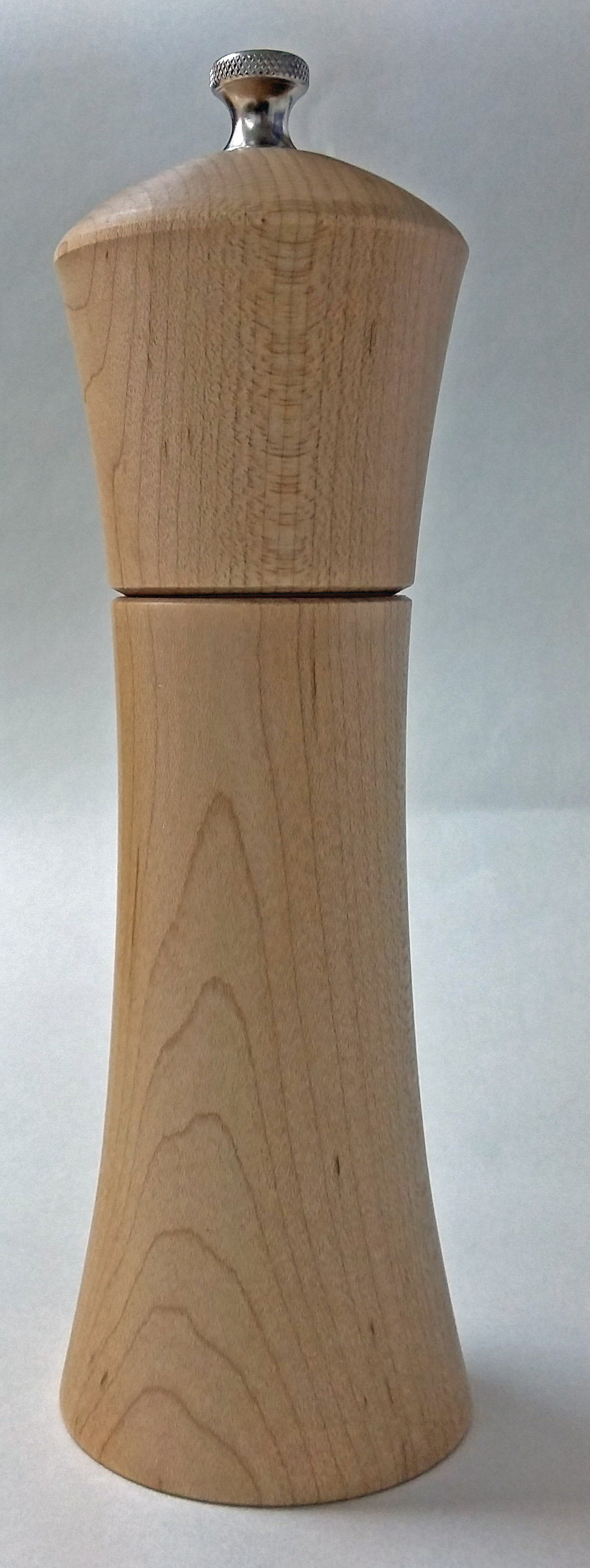 Peppermill 10” tall, hard maple